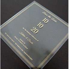 Acrylic Invitation Card Wedding Invitation Personalized Custom